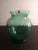 Glass 1960s Fenton Green Optic Vase For Sale - Image 7 of 7