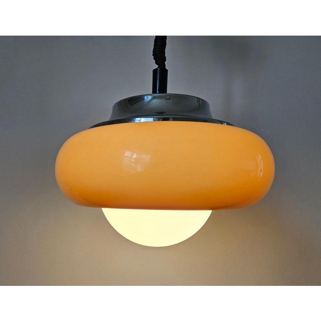 Mid-Century Space Age Pendant by Guzzini for Meblo, Italy, 1970s For Sale - Image 13 of 15