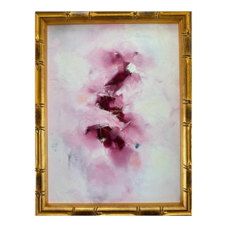 Hibiscus Abstract Expressionist Painting For Sale