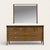 Brown John Van Koert Drexel Profile K4 Low Dresser With Matching Mirror For Sale - Image 8 of 16