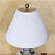 Vintage Chinoiserie Porcelain Table Lamp With Floral Garden Motif on Wood Base For Sale - Image 4 of 18