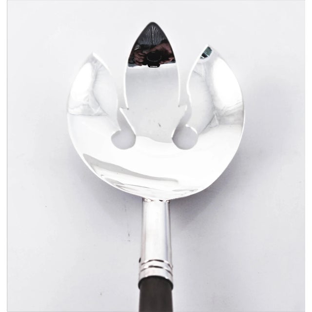 1940s Salad Set With Sterling SIlver For Sale - Image 5 of 7