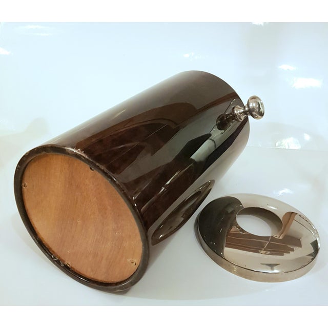Goatskin Wine Cooler attributed to Aldo Tura, 1960s, Set of 2 For Sale - Image 6 of 7