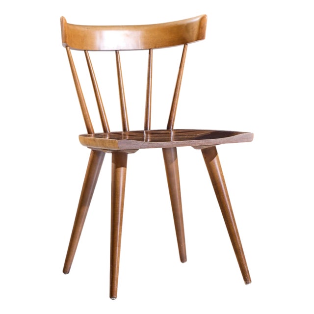 Paul McCobb for Planner Group Mid Century Tobacco Desk Dining Chair For Sale