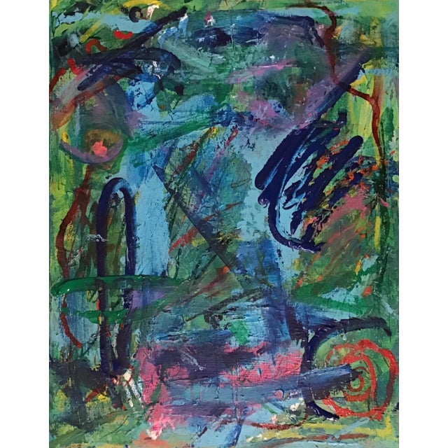 Intuitive Abstract Painting by Stephen Stilgenbauer For Sale