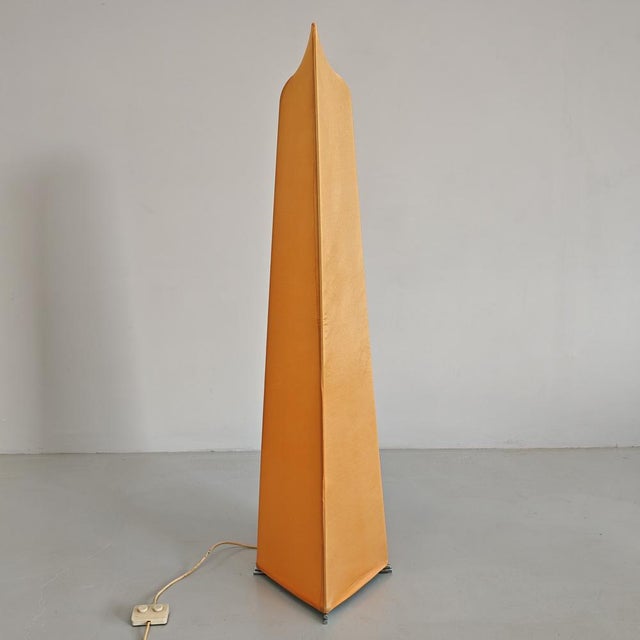 Kazuki Fabric Floor Lamp by K. Takahama for Sirrah, 1970s For Sale - Image 13 of 18