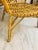Boho Chic In the Manner of Paul Frankl ,Vintage Rattan Dining Chairs, Set of Four For Sale - Image 3 of 7