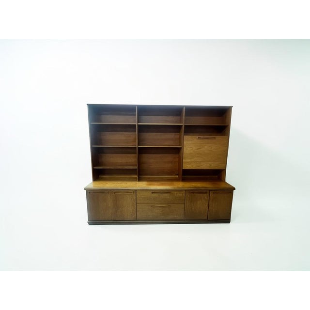 Mid-Century Modern Teak Wall Unit, 1960s For Sale - Image 12 of 12