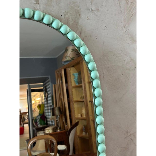 Vintage Rounded Standing Mirror For Sale - Image 11 of 13