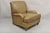 Traditional Ethan Allen Oxford Leather Brown Recliner Club Lounge Chair and Ottoman For Sale - Image 3 of 12