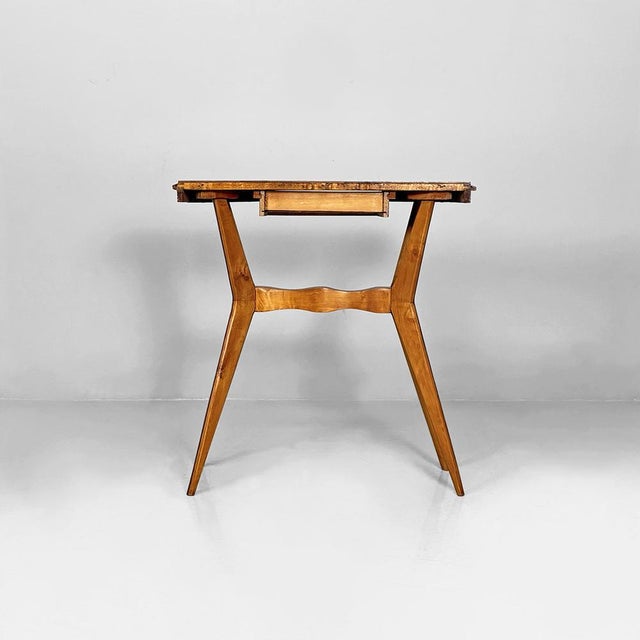 Art Deco Italian Wooden Console, 1940s For Sale - Image 6 of 17