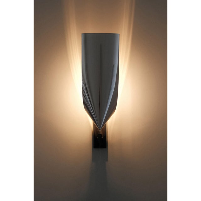 Wall Sconces in the style of Michel Boyer, 1970s, Set of 2 For Sale - Image 6 of 12