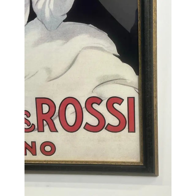 Marcello Dudovich Vermouth Bianco Martini & Rossi, Torino Poster, Framed For Sale - Image 9 of 15