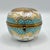 Rococo Antique French Hand-Painted Porcelain Hinged Box from Samson, Paris, 1900s For Sale - Image 3 of 15
