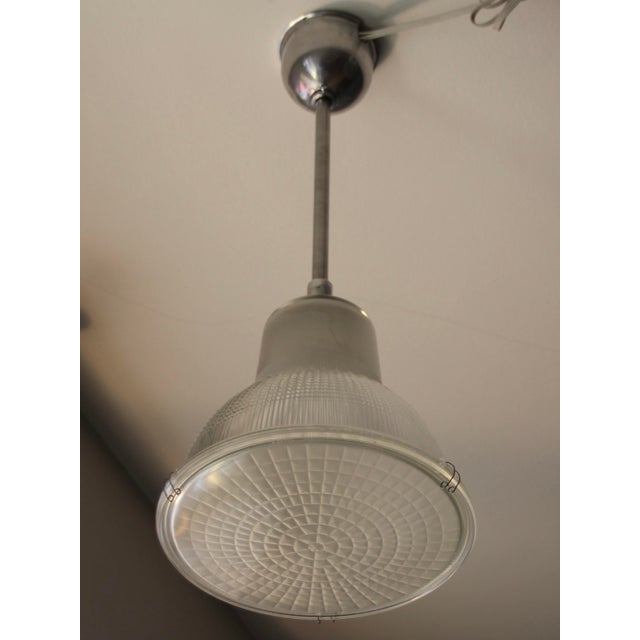 French Industrial Pendant Lamp from Holophane, 1940s For Sale - Image 13 of 13