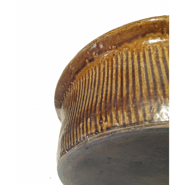 1960s Tall Ceramic Bowl From Indonesia, Mid-20th Century For Sale - Image 5 of 8