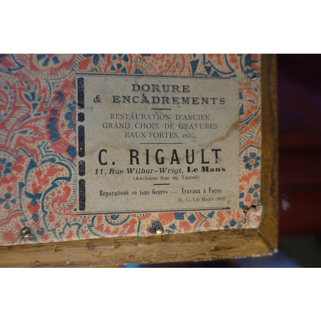 19th-Century Gilded Wooden Frame for Crucifix For Sale - Image 4 of 5