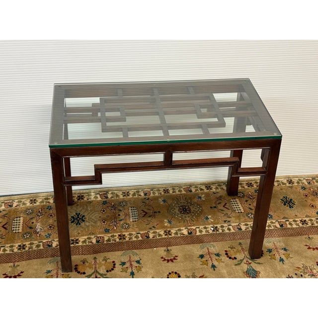 Design Plus Gallery presents a Side Table from Gump's by Maria Yee. This light weight table has an inset glass top that...