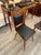 Metal Italian Wooden Chairs in Leather and Brass, 1950s, Set of 6 For Sale - Image 7 of 18