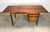 Mid Century Danish Modern Style Teak Drop Leaf Desk Restored For Sale - Image 12 of 12