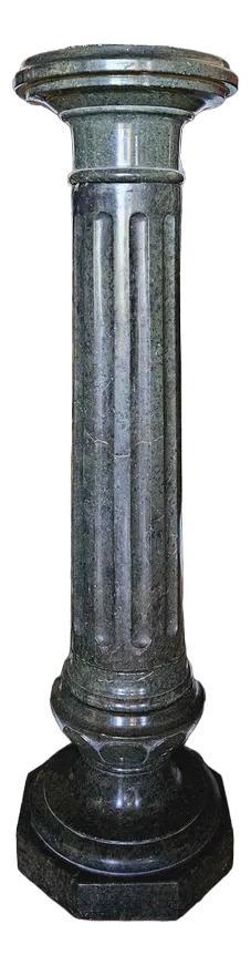 Italian Green Marble Column