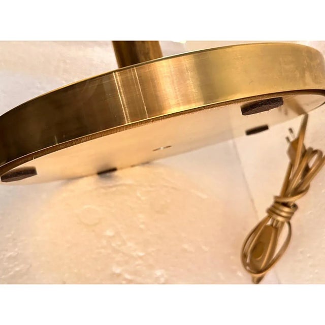 Early 21st Century Italian Pink Murano Style Glass Table Lamps with Unlaquered Brass by Simoeng, Set of 2 For Sale - Image 5 of 8