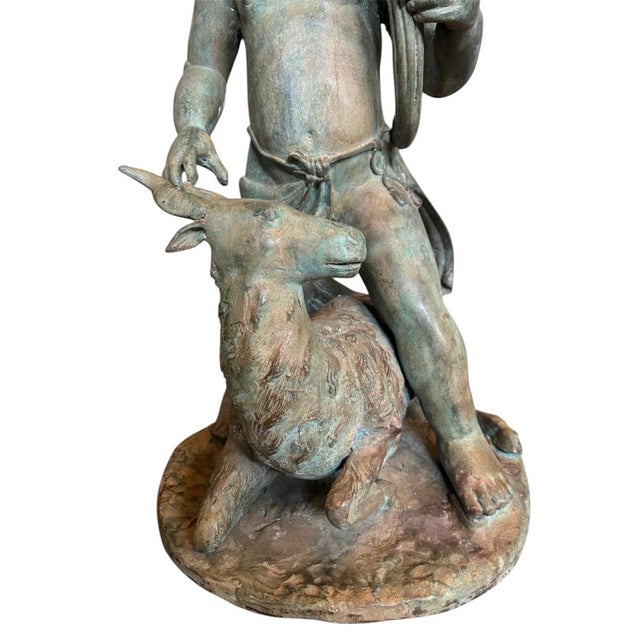 1970s Flowerpots with Cherubs and Animals, 1970s, Set of 2 For Sale - Image 5 of 8