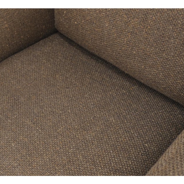 Dunbar Large Cube Shape Oversize Chrome Mirror Base Lounge Club Arm Chair Modern For Sale - Image 16 of 18