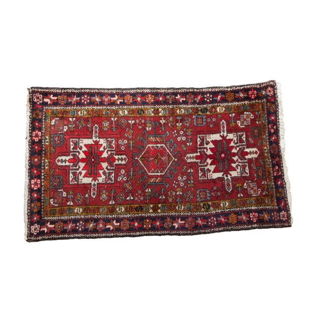Vintage Fine Karaja Rug - 2'6" X 4'3" For Sale - Image 10 of 10