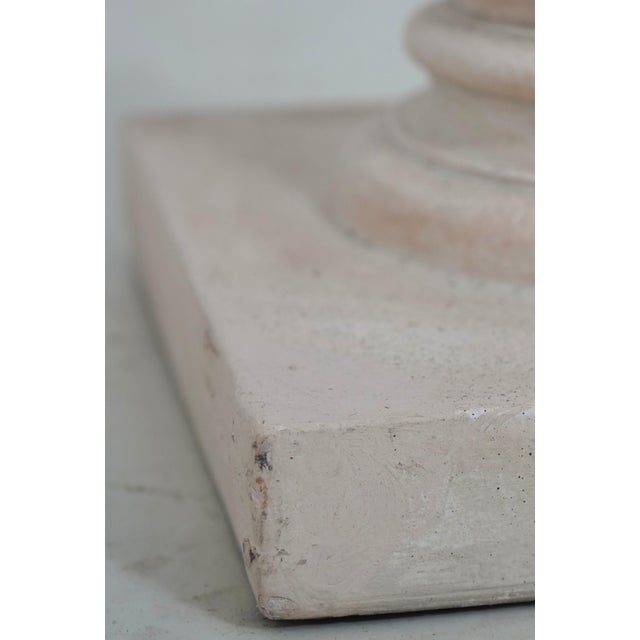Vintage Faux Marble Column Pedestal For Sale In Philadelphia - Image 6 of 11