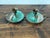 1970s Vintage Enameled Candlestick Holders With Duck Motif For Sale - Image 5 of 6