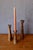 Scandinavian Turned Wooden Candlesticks, Denmark, 1960s, Set of 3 For Sale - Image 3 of 6