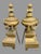 Pair of Antique French Bronze Fireplace Chenet Andirons With Maiden Heads For Sale - Image 4 of 10