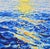 Glare on Waves 8. Original Contemporary Painting by Iryna Kastsova For Sale