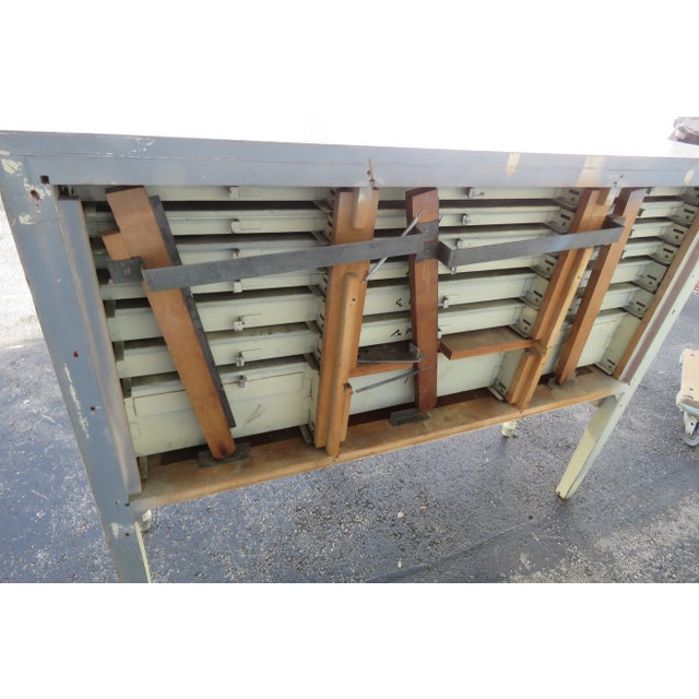 Early 1900s Tall Painted Dental Cabinet 6097 For Sale - Image 13 of 18