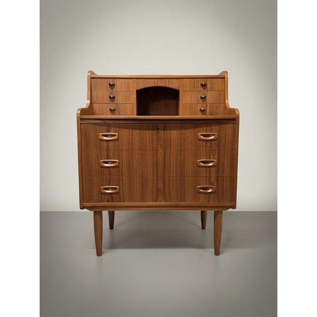 Mid-Century Modern Danish Teak Secretaire, 1970s For Sale - Image 6 of 6