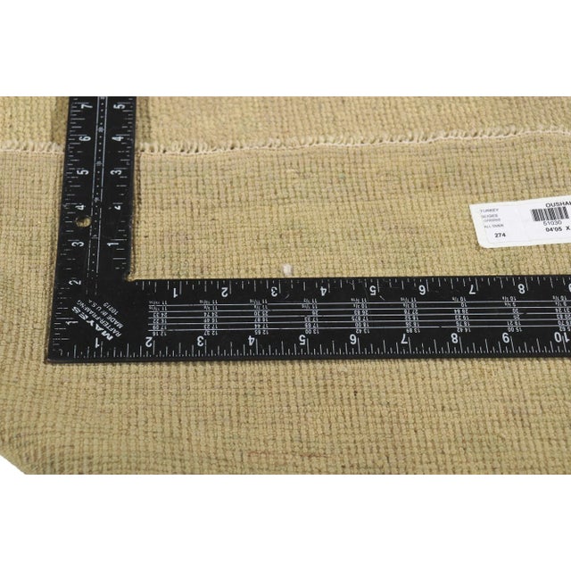 Muted Vintage Turkish Oushak Rug - 04'05 X 08'06 For Sale In Dallas - Image 6 of 10