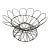 Antique French Handmade Folding Top Wire Kitchen Egg Basket For Sale