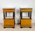 French Empire Style Marble-Top Nightstands with Cabinet Doors, 1940, Set of 2 For Sale - Image 4 of 12