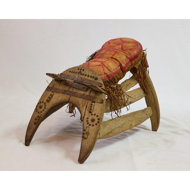 Antique Camel Saddle For Sale In Atlanta - Image 6 of 12