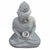 Carved from solid stone, this sitting serene Buddha statue brings a sense of tranquility and to any space. Featuring...
