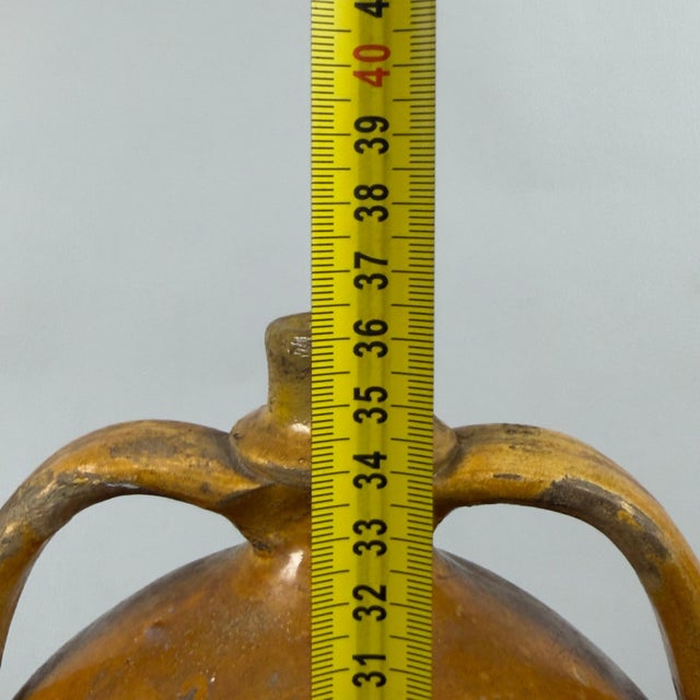 Quartara Vase in Glazed Terracotta from Artigianato Italiano, 1900s For Sale - Image 10 of 11
