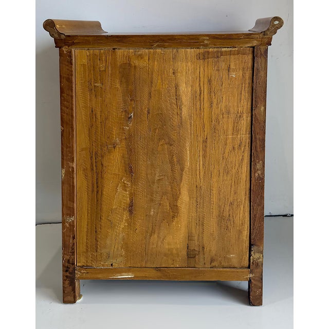 Wood Vintage Chinese Apothecary Cabinet, Painted Calligraphy, 10 Drawers For Sale - Image 7 of 7