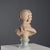 Ceramic Young Boy Terracotta Bust For Sale - Image 7 of 10
