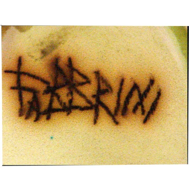 Vintage Ceramic Bowl by Federico Fabbrini for Fabbrini Cermaiche, in Good conditions. Designed 1950 to 1959