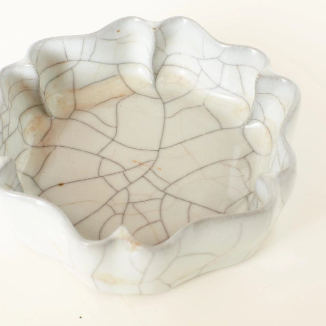 Mid 20th Century Guan Ware Style Brush Washer For Sale - Image 5 of 7