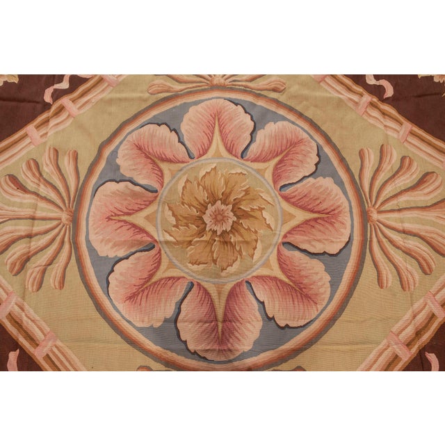 Modern Contemporary Aubusson Design Rug by Doris Leslie Blau For Sale - Image 3 of 6