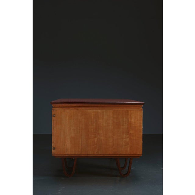 Wood Desk by Cees Braakman for Pastoe, 1950s For Sale - Image 7 of 16