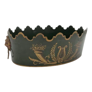 Vintage Italian Tole Cachepot Planter