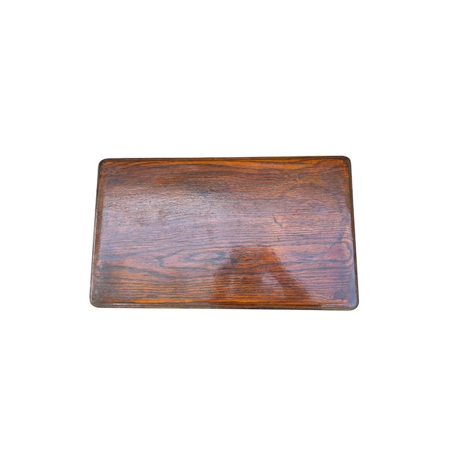 Chestnut Pair of Oak Barley Twist Nesting Tables For Sale - Image 8 of 12